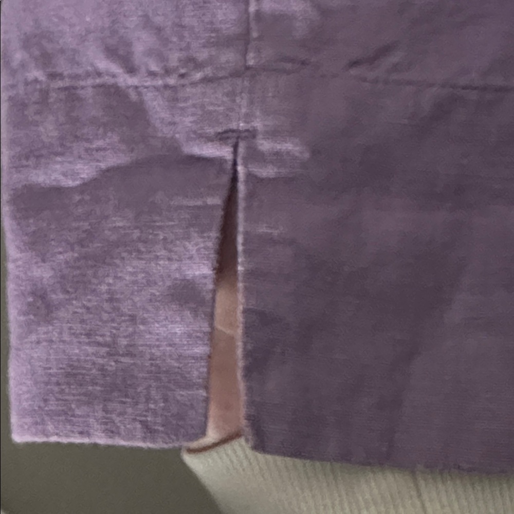 J. Jill Lavender purple two button loose linen Blazer - Picture 6 of 6